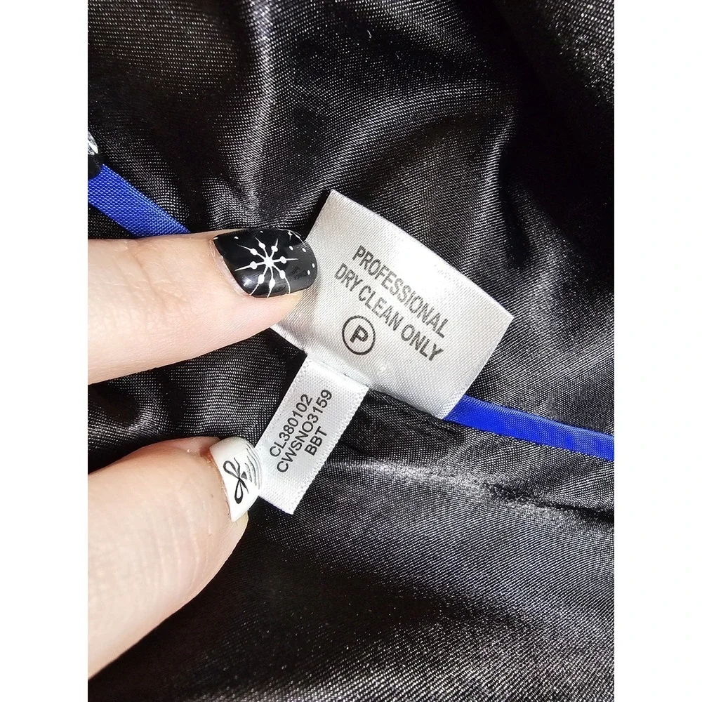 Calvin Klein Women's Wool Blend Textured Peacoat Belted‎ Gray Size 1X